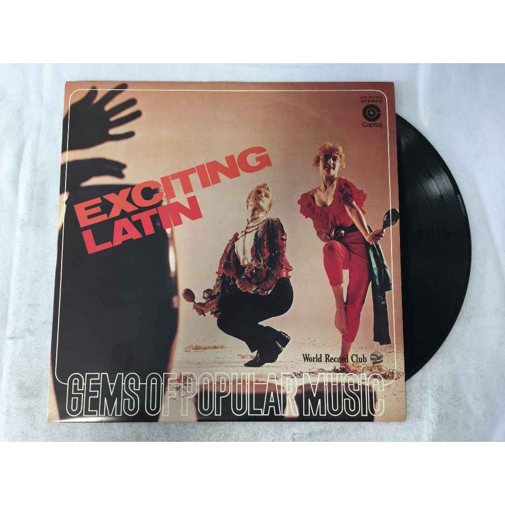 Exciting Latin - World Record Club - Gems of Popular Music LP ขนาด 12 นิ้ว  K7