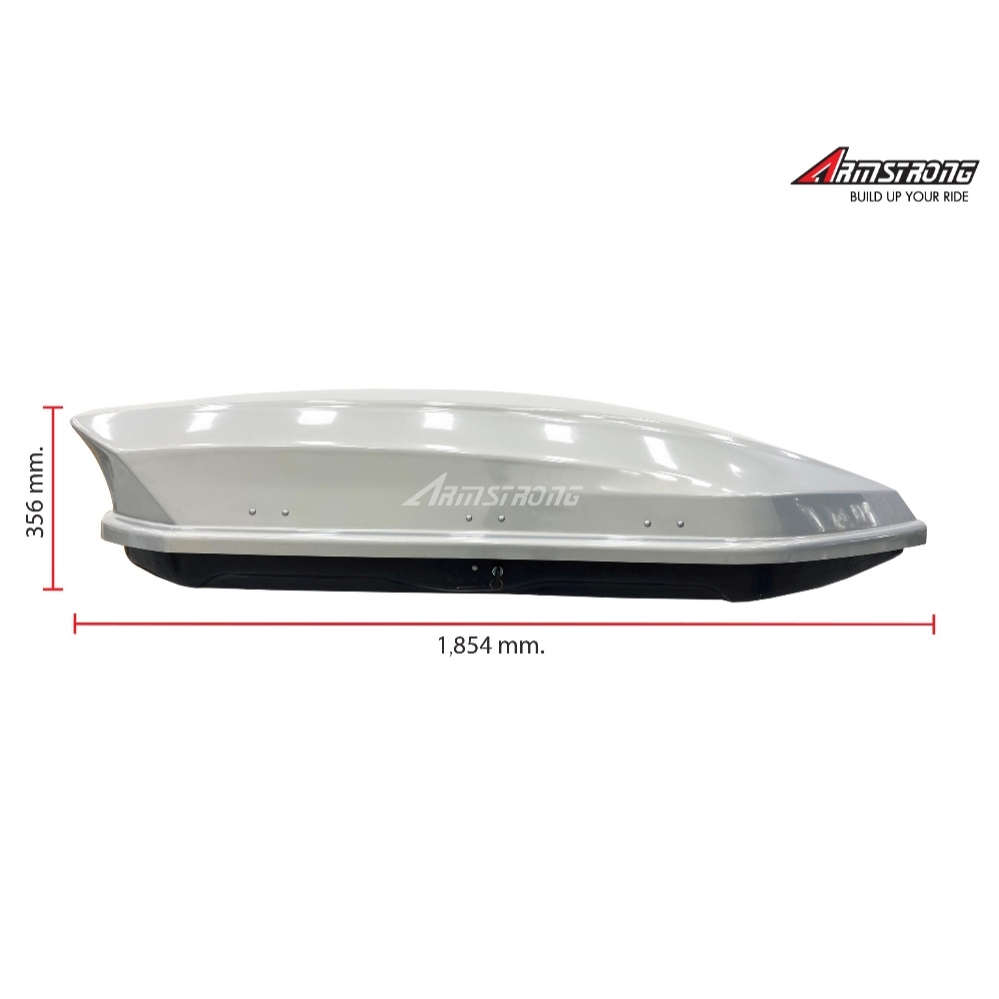 ROOFBOX กล่องบนหลังคา กล่องสัมภาระบนหลังคา MADE IN THAILAND 1.8 เมตร