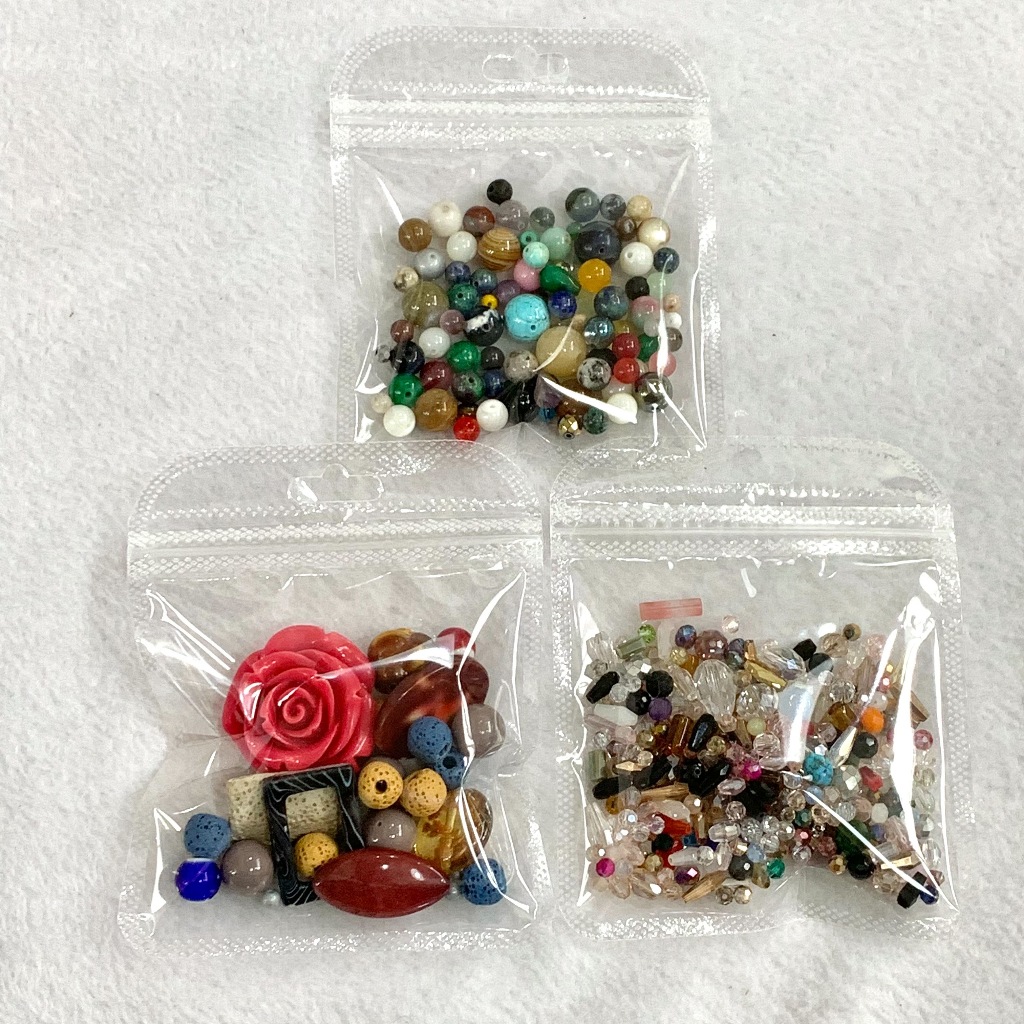 ✨ รวม หินนำโชค ลูกปัด คริสครัล DIY (สุ่ม) ✨ หลายสี หลายทรง น่ารักมาก!!