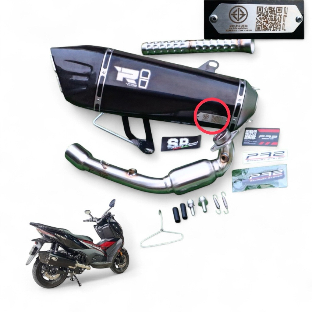 ชุดท่อZontes368D 2025 สำนักpr2 มอก🇹🇭🇹🇭