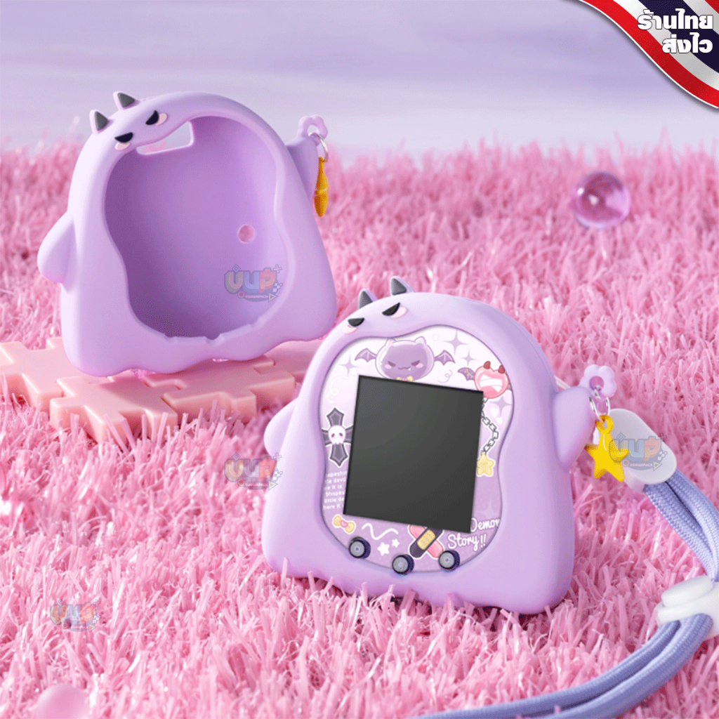 [พร้อมส่ง] Little Devil ซิลิโคน Tamagotchi UNI แบบ TPU นิ่ม น่ารัก Bubblelogus แท้ - รูปที่ 3