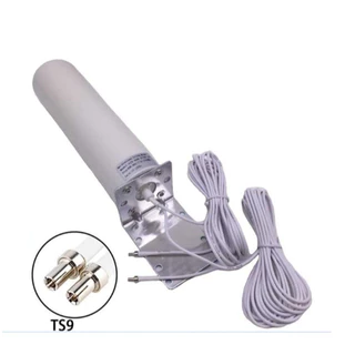เสาอากาศภายนอก 10-12dBi 4G LTE 698-2700MHz 4G 3G SMA/TS9 ตัวผู้ 5 ม. 16.4 ฟุต สําหรับโมเด็มเราเตอร์