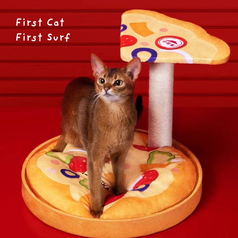 พร้อมส่ง  Cat Tunnel อุโมงค์แมวจากแบรนด์zeze อุโมงค์แมว ที่นอนแมว ของเล่นแมว พิซซ่า ของเล่นรูปพิซซ่า ราคา ถูกที่สุด ดีลบีเคเค แกลเลอรีภาพที่ 6