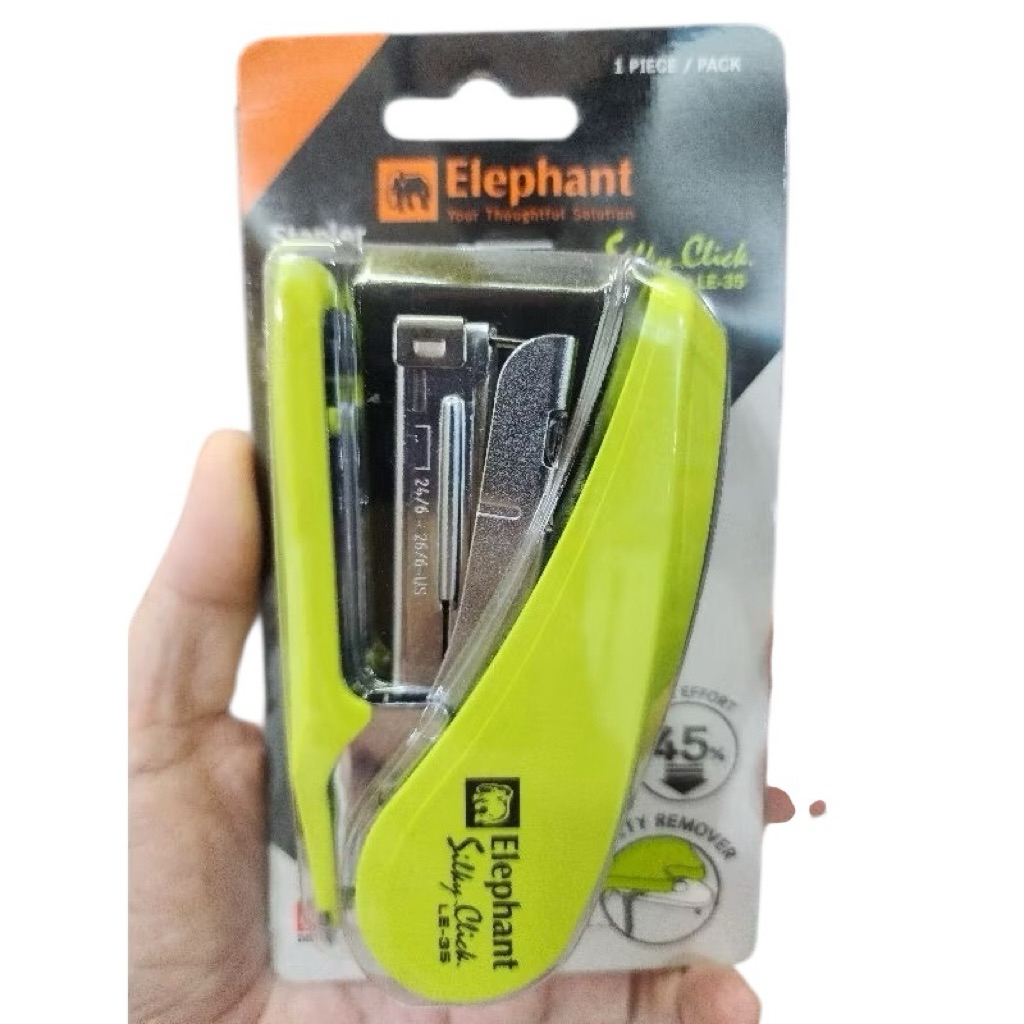 เครื่องเย็บกระดาษ ตราช้าง No. LE-35 ใช้กับลวดเย็บกระดาษเบอร์3