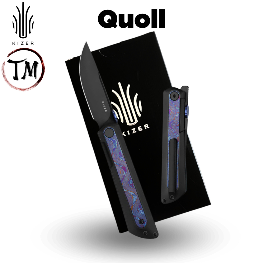 Kizer Quoll Ki3733A3 มีดสุดพรีเมี่ยมใหม่ สวยดูดี เปิดแบบทรัมป์ดิส