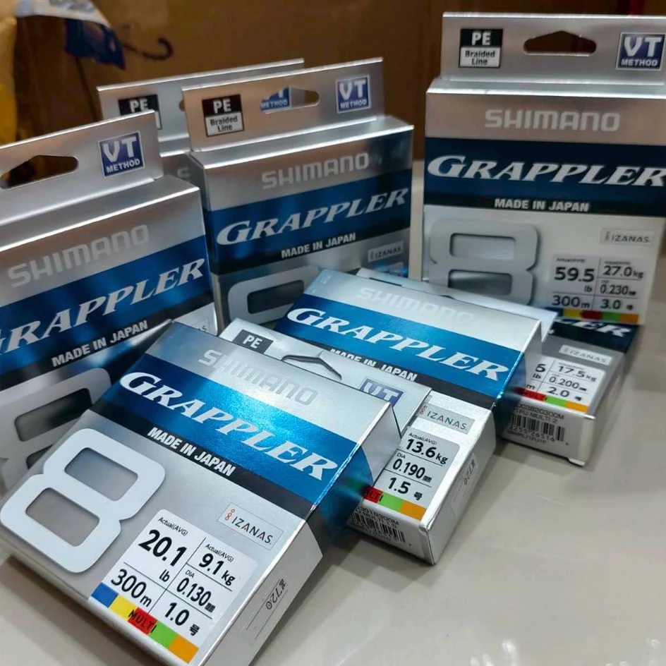 สาย PE Shimano Grappler X8 300m Made in Japan