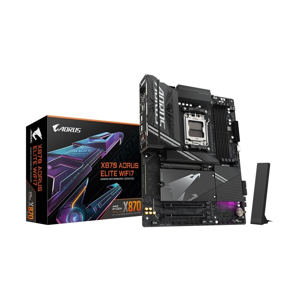 MAINBOARD (AM5) GIGABYTE X870 AORUS ELITE WIFI7 DDR5 (REV. 1.1) - A0165035