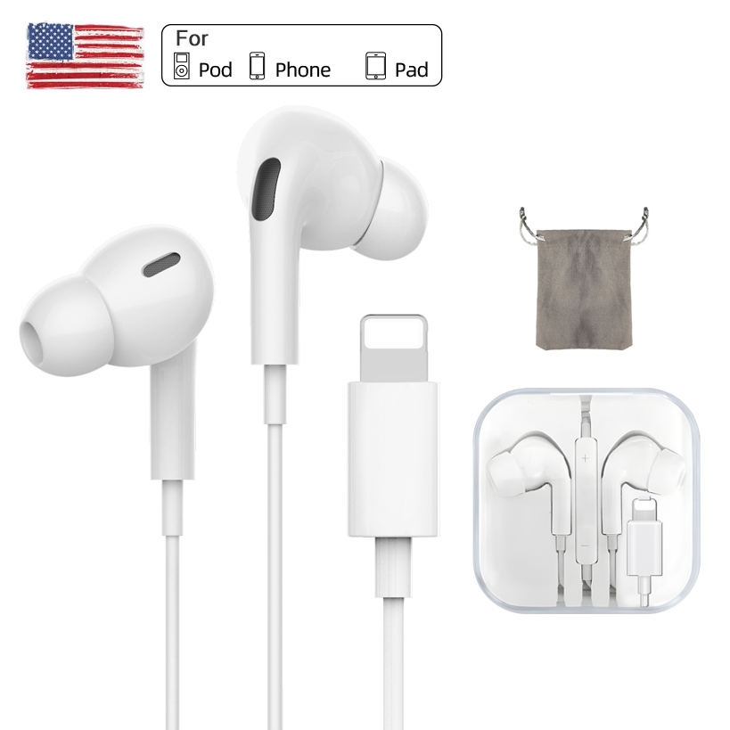 sm sanmax S24B หูฟังบลูทูธแบบมีสาย ไมโครโฟนในตัว ฉนวนกันเสียง สำหรับ phone 7 8 x xr se 11 12 14 รับป