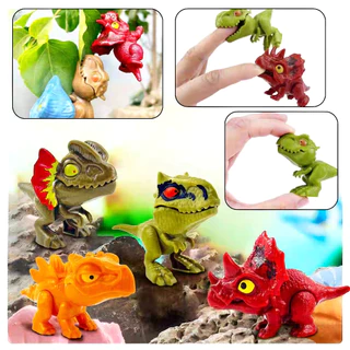 ไดโนเสาร์งับนิ้ว ของเล่นเด็กFinger Dinosaur งับนิ้วได้ แขนขาขยับได้ ปากขยับได้ พร้อมส่งจากกทม