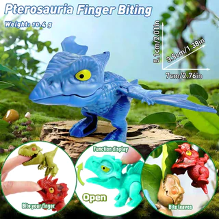 ไดโนเสาร์งับนิ้ว ของเล่นเด็กFinger Dinosaur งับนิ้วได้ แขนขาขยับได้ ปากขยับได้ พร้อมส่งจากกทม