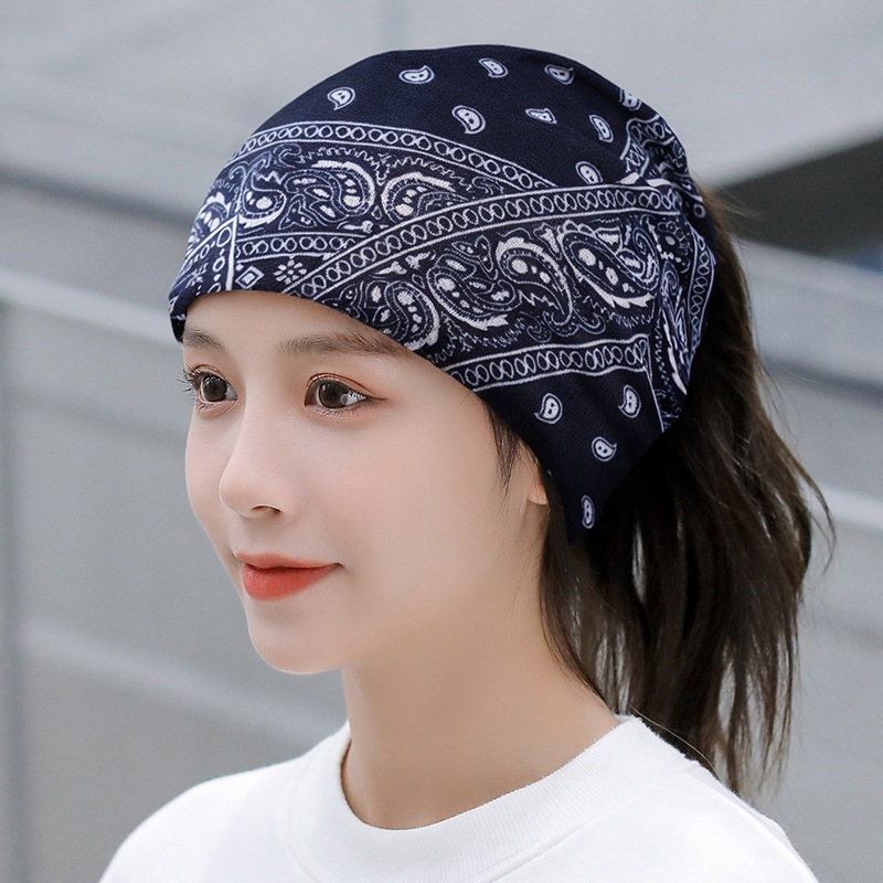 หมวกผ้าแฟชั่น Headscarf 3in1 สไตล์เกาหลี ผ้าพันคอแคชเมียร์ หน้ากากผ้าปิดจมูก คาดผม สำหรับกิจกรรมกลางแจ้ง