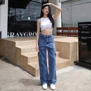 กางเกงขากระบอกคาร์โก้ รุ่น Baby Cargo