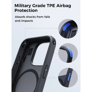 AUKEY PC-UG21 เคสไอโฟน 16 UrbanGuard Elite Magnetic รองรับ MagSafe iPhone 16Pro/16 Pro Max