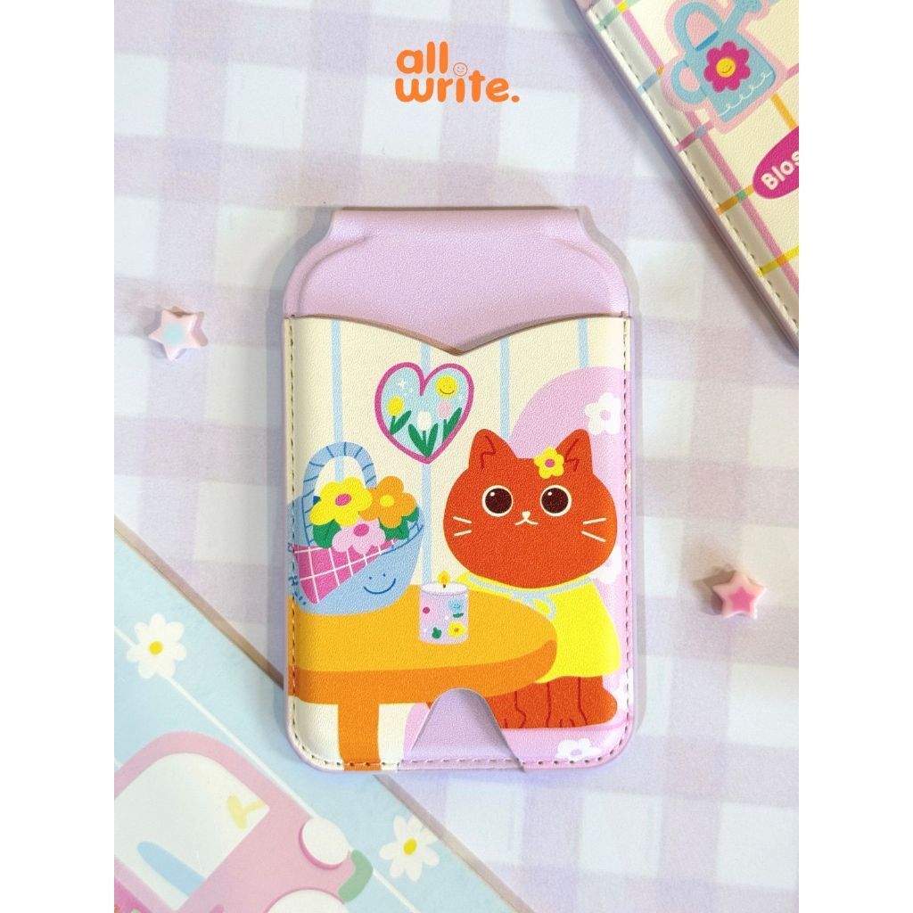 allwrite Card wallet Magnetic กระเป๋าใส่บัตรแม่เหล็กแปะหลังสำหรับ iPhone ราคา ถูกที่สุด ดีลบีเคเค แกลเลอรีภาพที่ 7