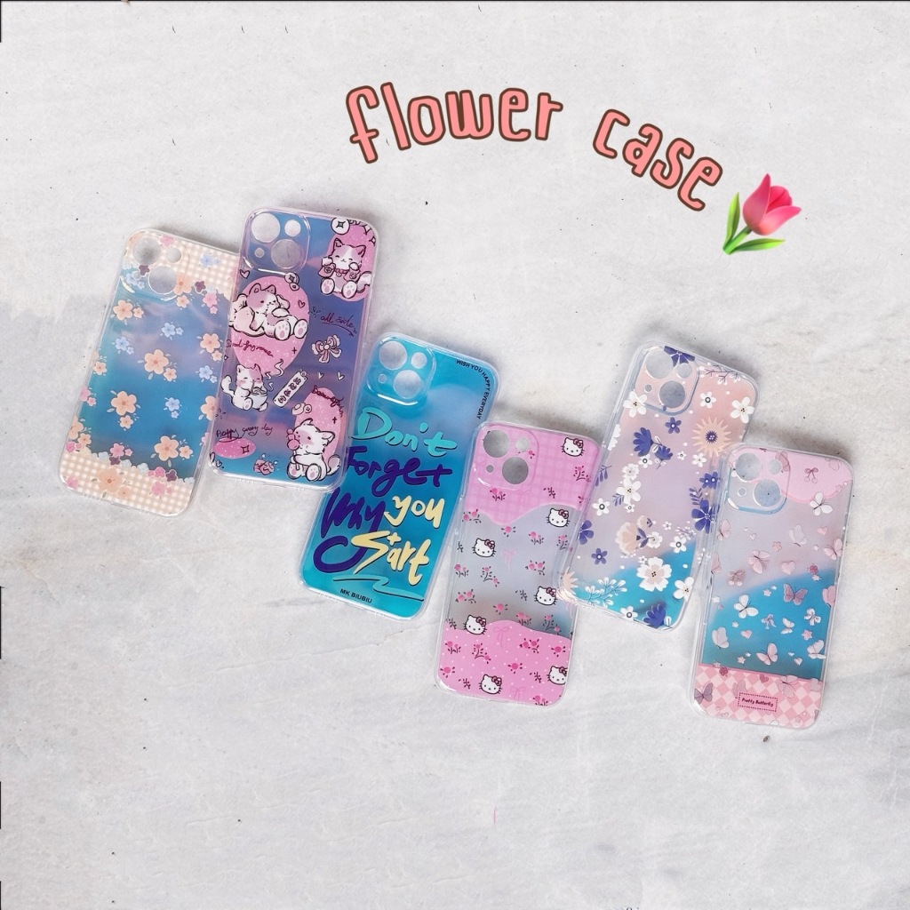 เคส Flower case ลายดอกไม้ xiaomi -  redmi14C redmi15 redmi15C