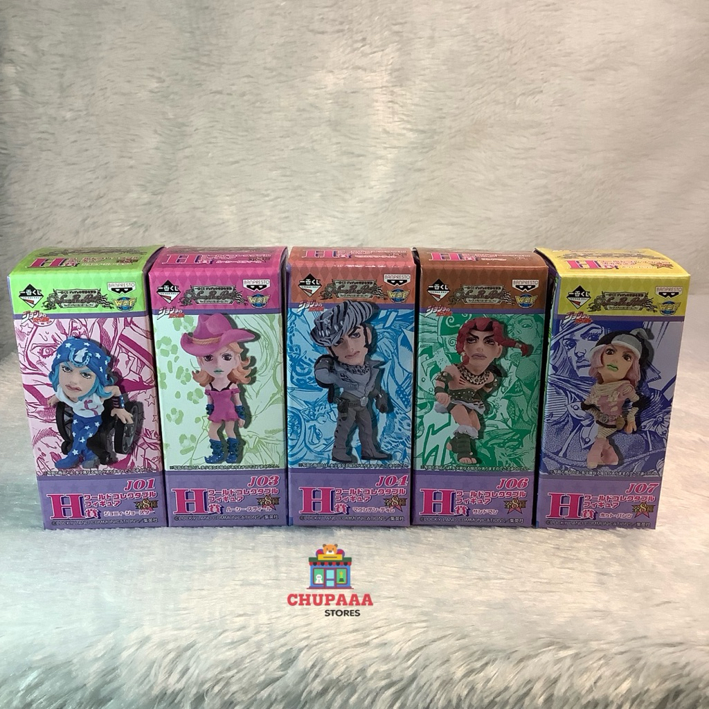 [5ชิ้น]JoJo’s Bizarre Adventure World Collectible Ichiban Kuji (WCF) | โจโจ้ ล่าข้ามศตวรรษ งานรางวัล