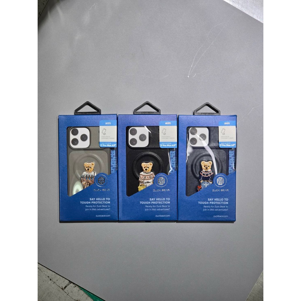 “พร้อมส่ง” เคสโปโลลายน้องหมี (แม่เหล็ก) 17Pro/17Promax