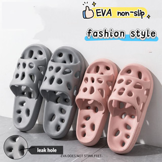 รองเท้าแตะใส่ในห้องน้ำคู่ อาบน้ำ กันลื่น มีรูระบาย พื้นนิ่ม …