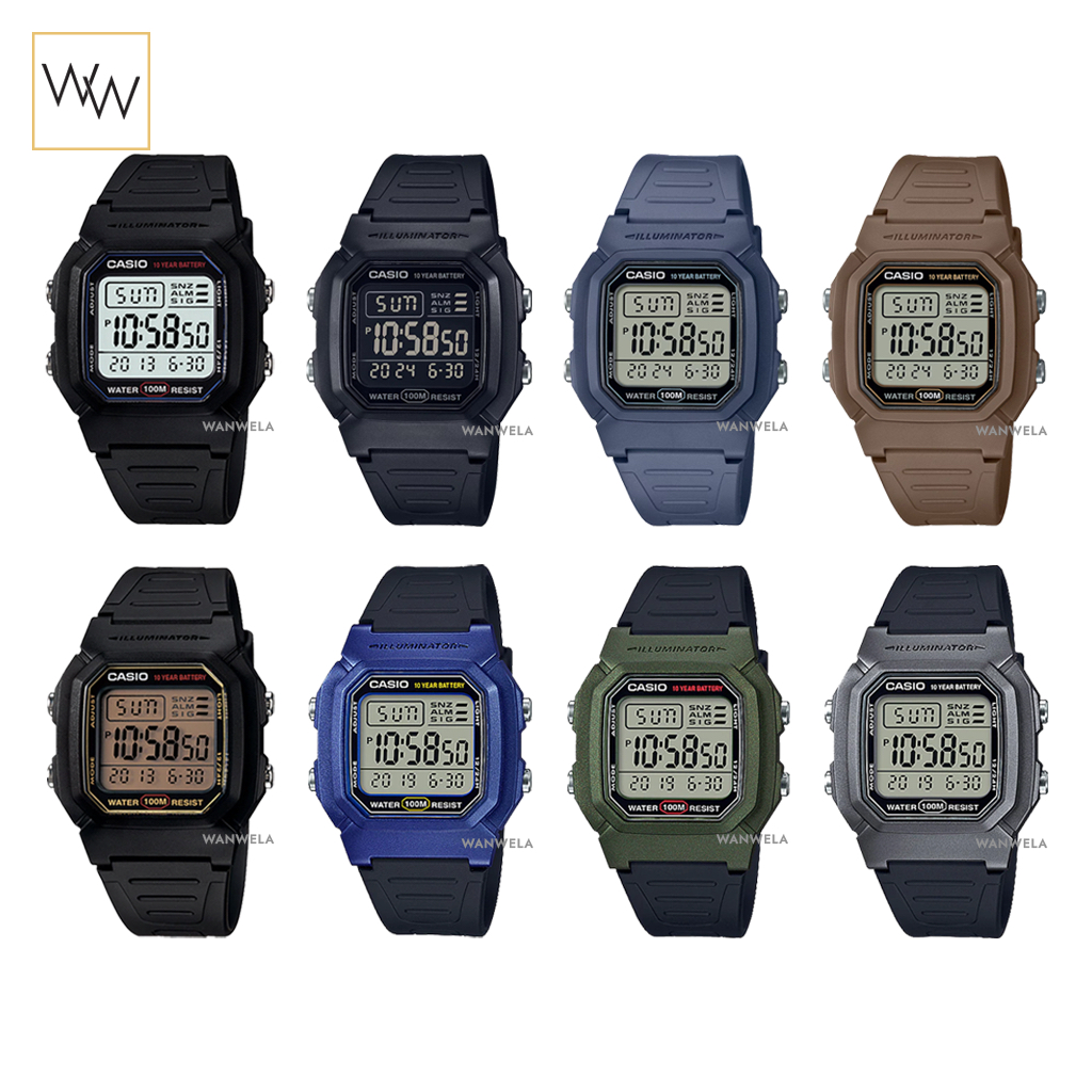 ของแท้ นาฬิกาข้อมือ Casio รุ่น W-800H / W-800HM
