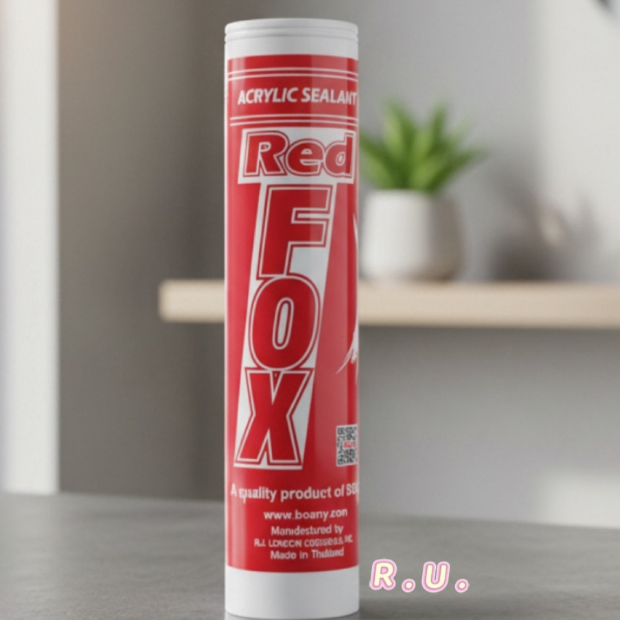 กาวอะคริลิก กาวซิลิโคน Red Fox สีขาว