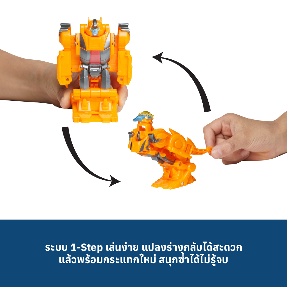 Transformers EarthSpark 1-Step Smash Changer Twitch & Jawbreaker แปลงร่างโดรน/ไดโนเสาร์เป็นหุ่นยนต์ — صورة 5