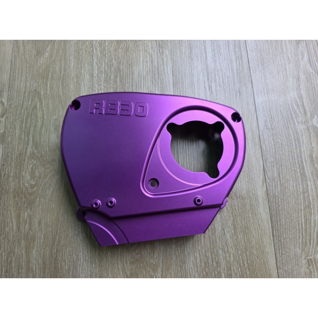 ฝาครอบวาล์วหน้าเครื่อง RB26 DETT CNC ไดร์สีม่วงของใหม่