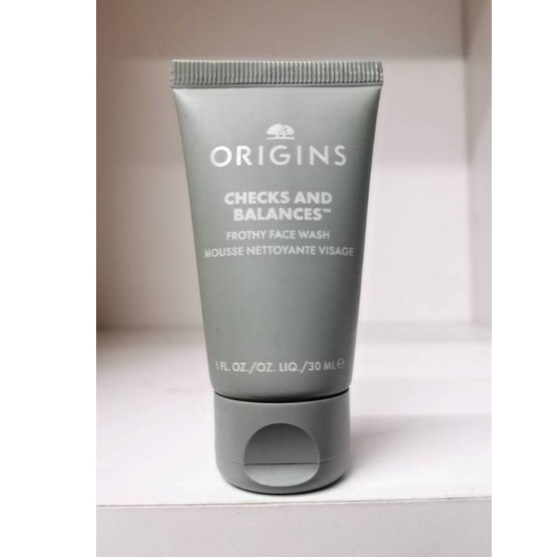 แท้ 100% แพคเกจใหม่ โฟมล้างหน้า Origins Checks And Balances Frothy Face Wash 30ml