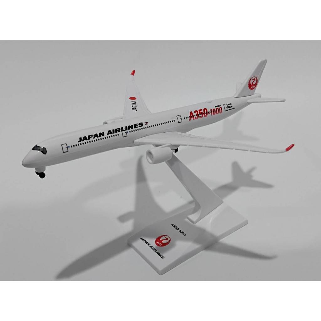 โมเดลเครื่องบิน Japan Airlines A350-1000 JA01WJ  Passenger Airplane NEW IN Package.