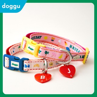 [พร้อมส่ง] DOGGU ปลอกคอ และ สายจูงรุ่น Bonjour Bebe
