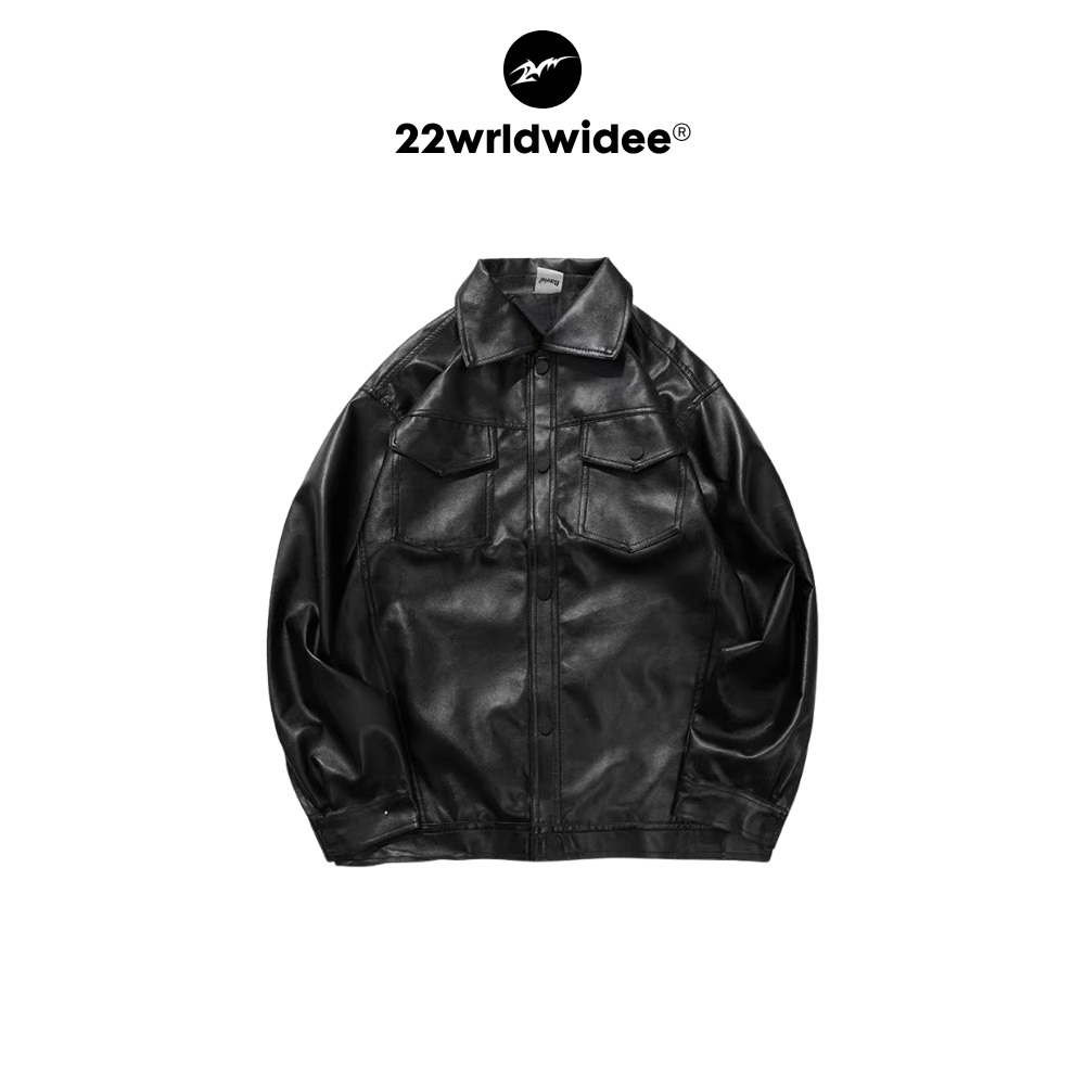 (🔥จัดส่งด่วน 1 วัน!) KR266(ของแท้)แจ็คเก็ตหนังโครตหล่อเท่ใส่ขี่บิ๊กไบค์ได้อย่างคูล22thoctoberr