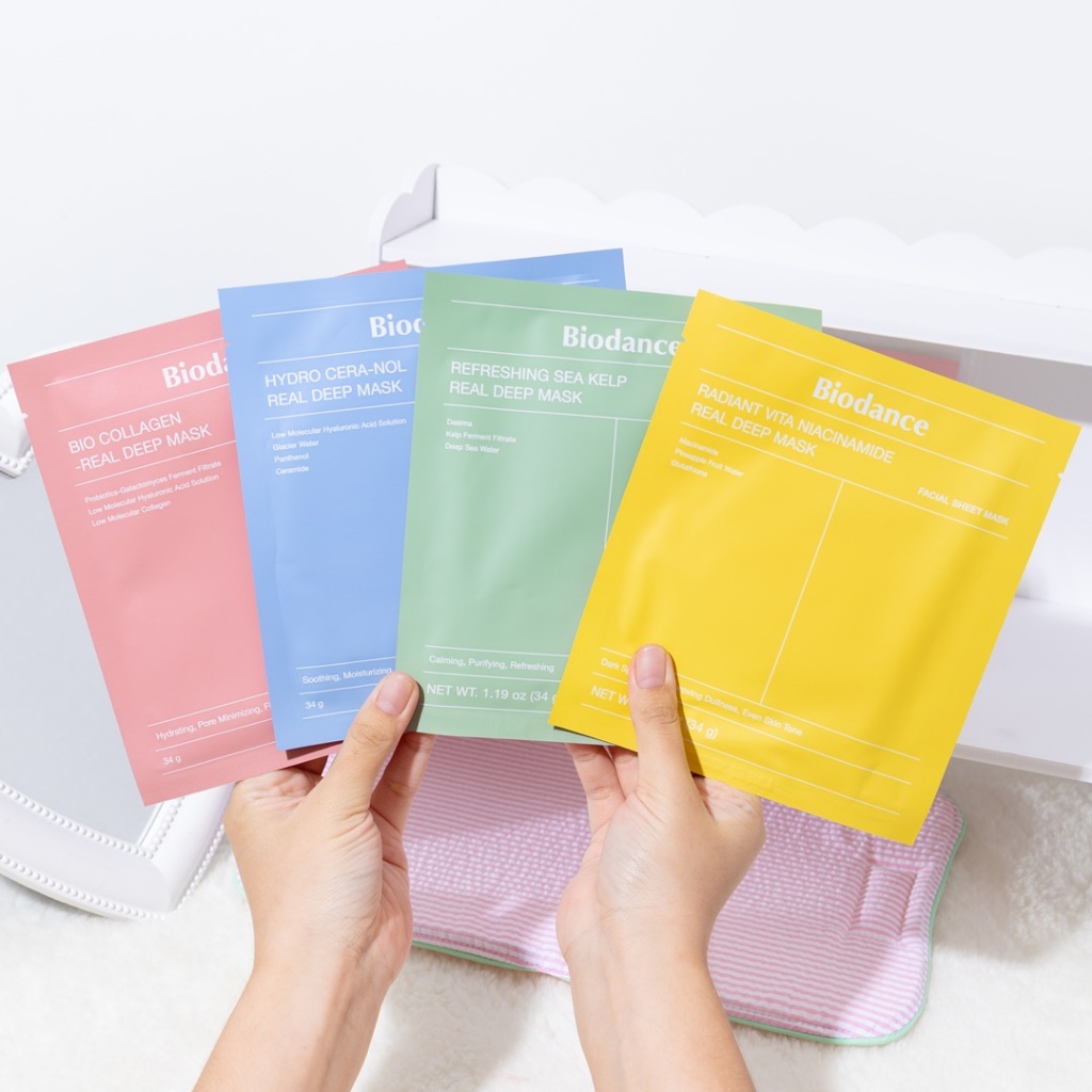 Biodance Real Deep Mask ไฮโดรเจลมาส์ก 4 สูตร💖⁣✨