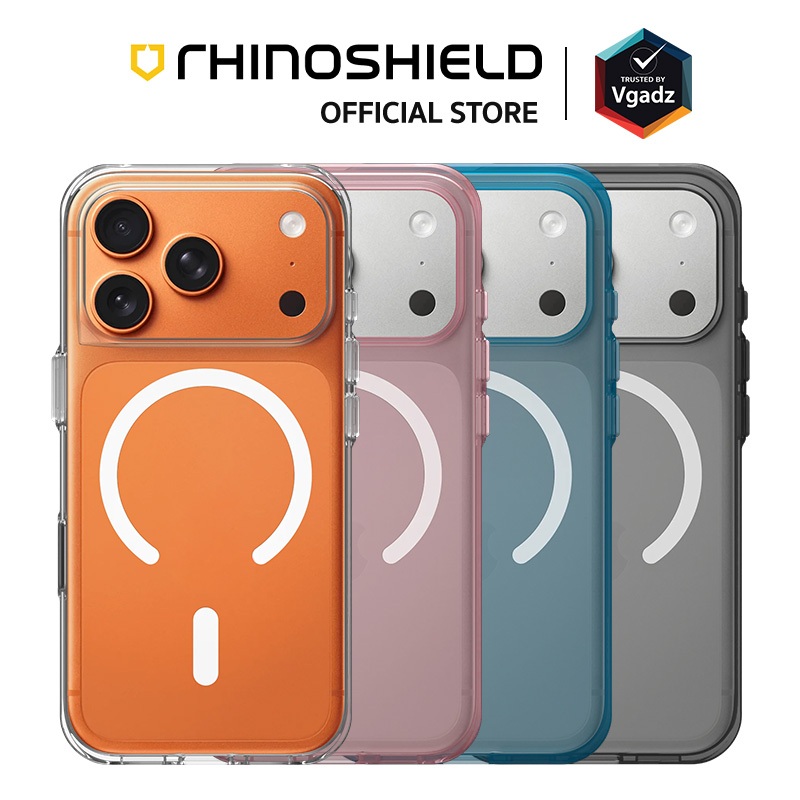 Rhinoshield เคสสำหรับ iPhone 17 Pro / 17 Pro max รุ่น Clear with Camera Button (Magnetic)