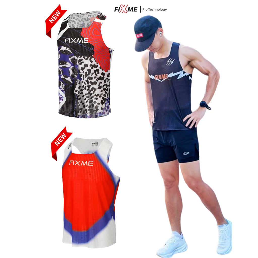 FIXME Race Vest (MEN) เสื้อกล้ามวิ่ง ผ้าคุณภาพสูงจาก อิตาลี