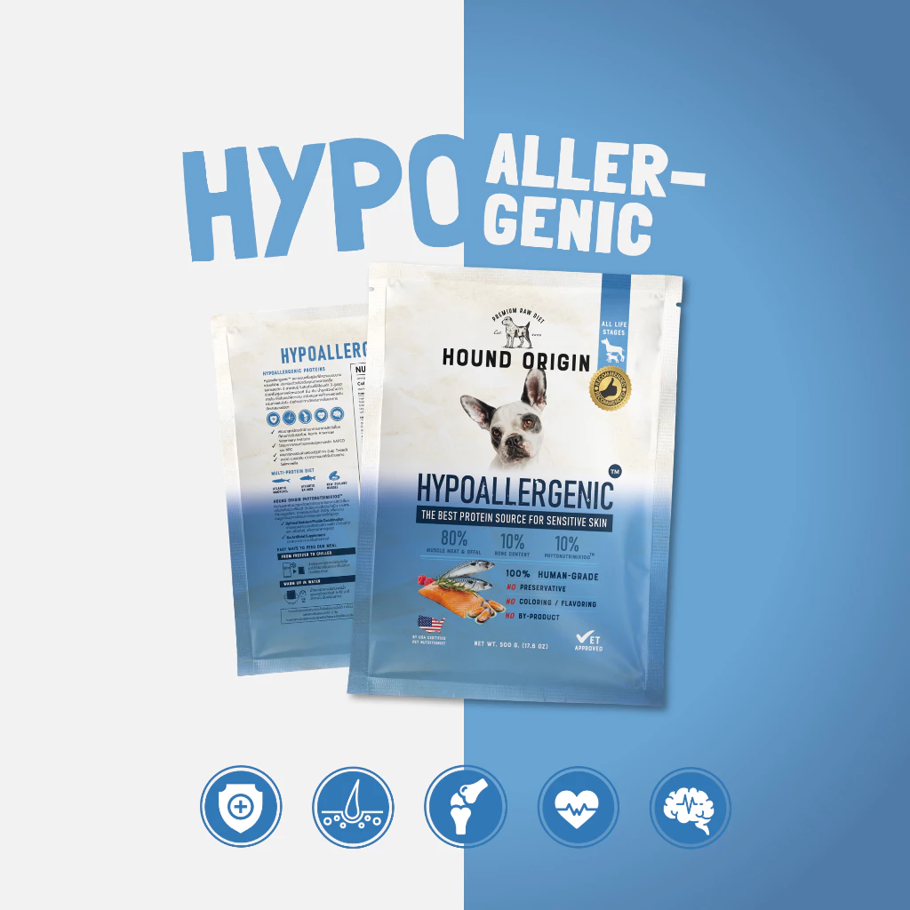 Hound Origin Dog BARF - Hypoallergenic - 500 g.