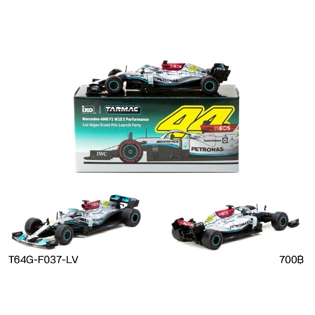 T64G-F037-LV-TARMAC WORKS 1/64 MERCEDES-AMG F1 W12 E PERFORMANCE LAS VEGAS