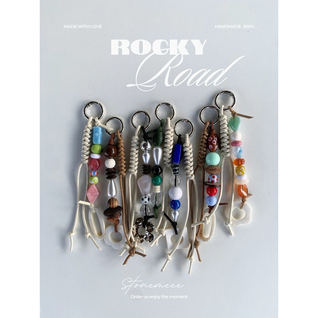 ROCKY ROAD | พวงกุญแจห้อยกระเป๋า 👀🎀✨