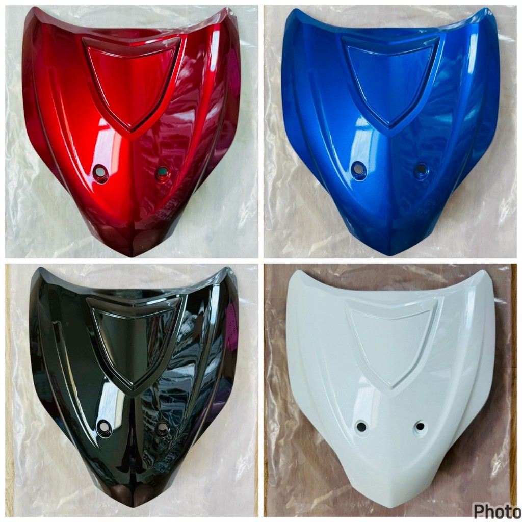 บังแตร ฝาปิดแตร Wave 125i เวฟ 125i ปลาวาฬ รุ่นมีช่องติดโลโก้ (ปี 2012-2017) (มี 4 สี)