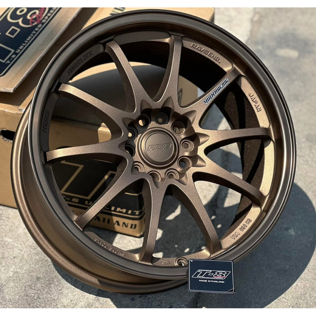 CE28 ขอบ18 8.5 แบรนด์ไทยT-8 5รู