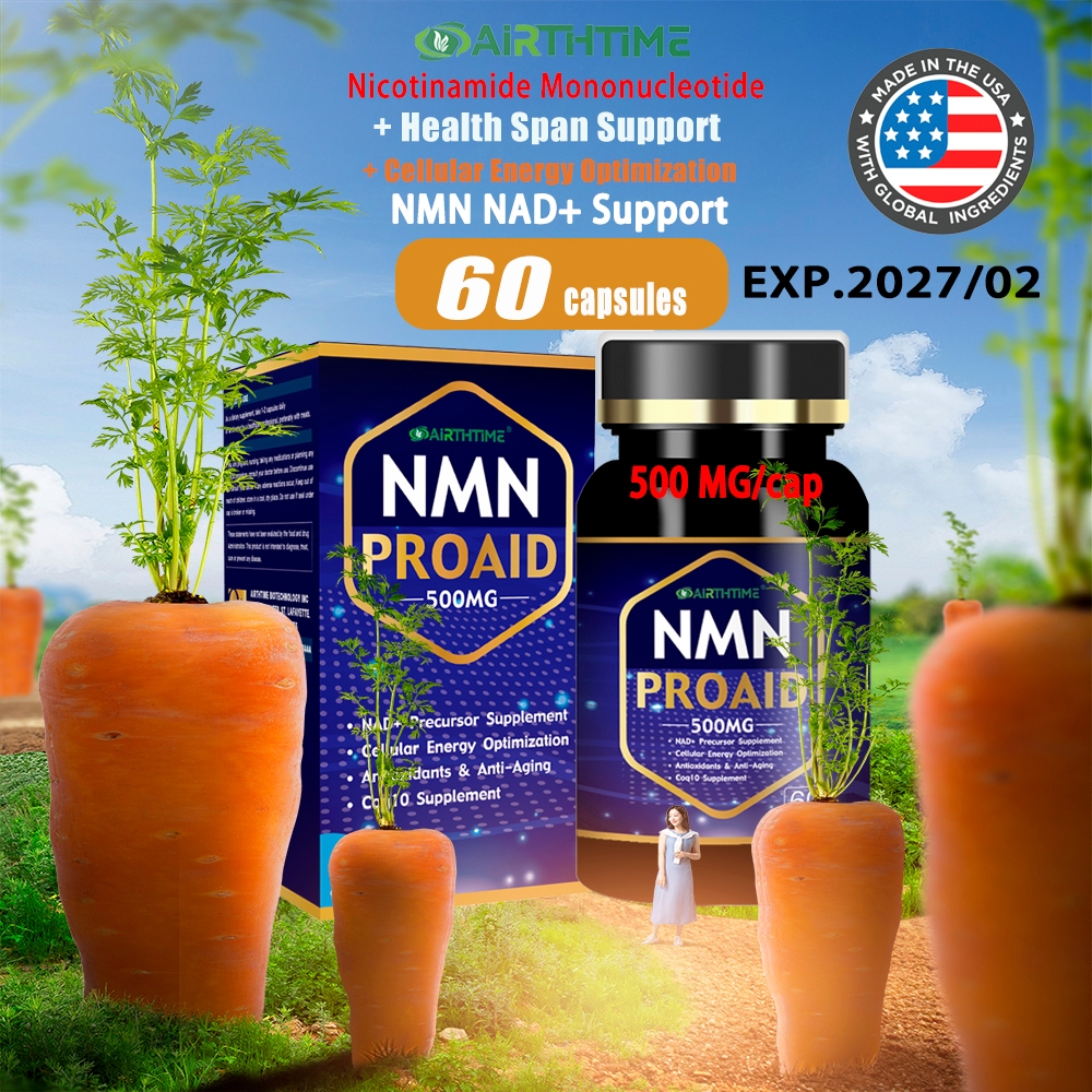 Airthtime NMN PROAID 30000 500mg 60 capsules Nad+ supplement nmn supplement