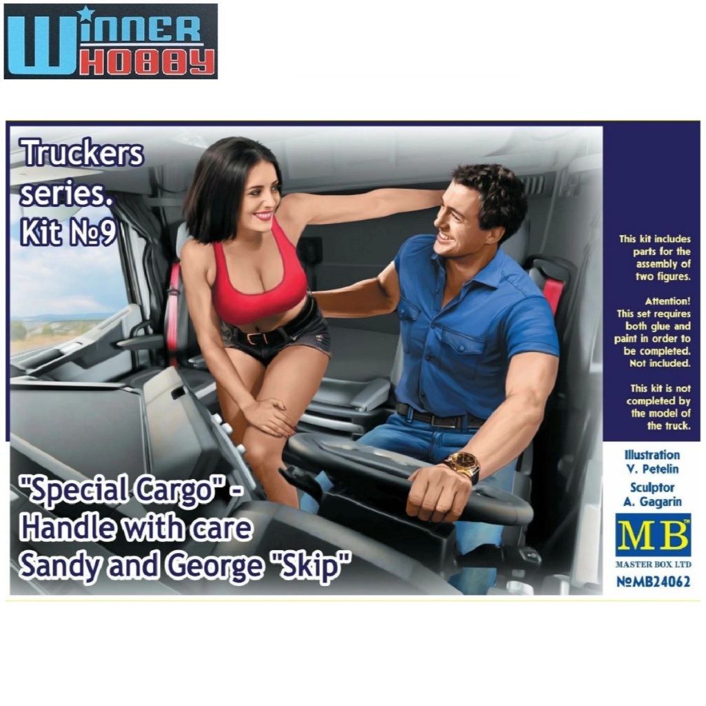 Master Box 24062 "Special Cargo" - Handle with care Sandy and George "Skip" 1/24
