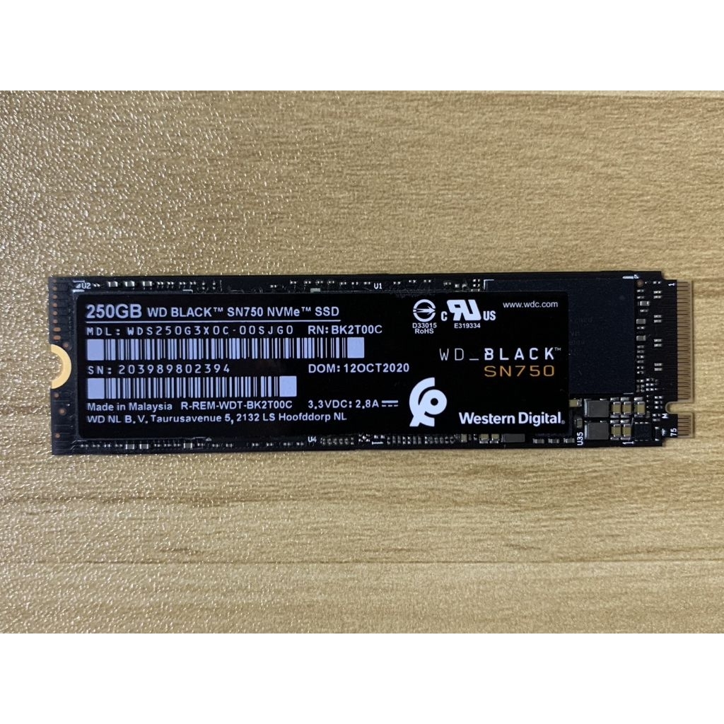 WD BLACK SN750 250GB