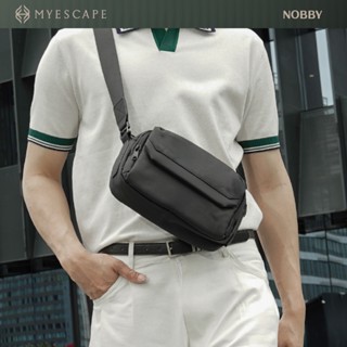 MYESCAPE NOBBY กระเป๋าสะพายข้าง กระเป๋าเเฟชั่น ผ้ากันน้ำ พร้…