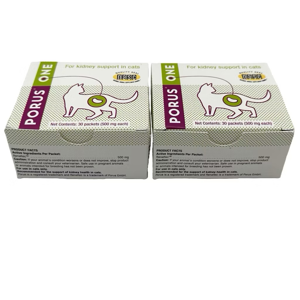 Dechra Porus One Kidney Support for Cats CKD Kidney Supplement Direct Removal of Creatinine & BUN