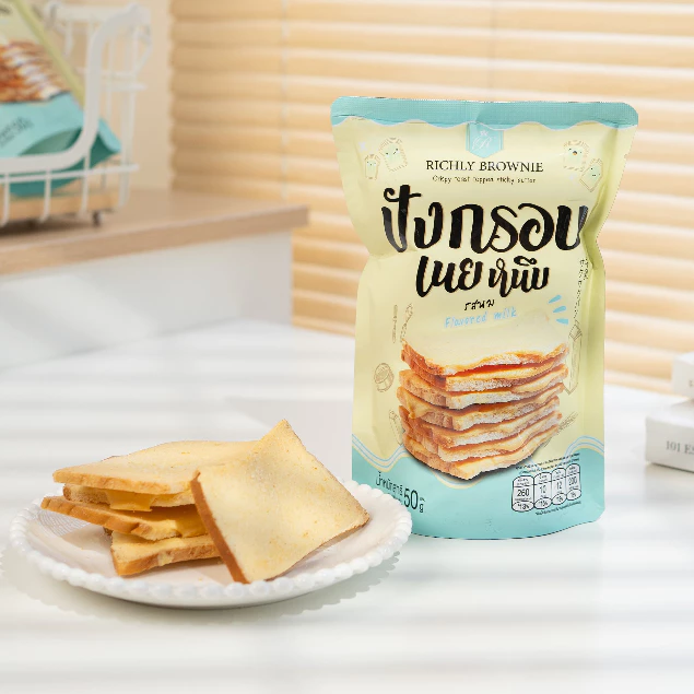 🍞ปังกรอบเนยหนึบ รสนม = 1 ซอง🍞