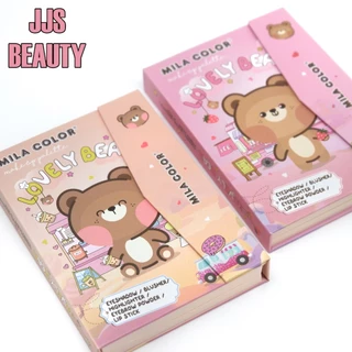 Mila Color Lovely Bear Makeup Palette สมุดแต่งหน้า เซตหมี เติมสีสันให้ใบหน้า no.MC5081
