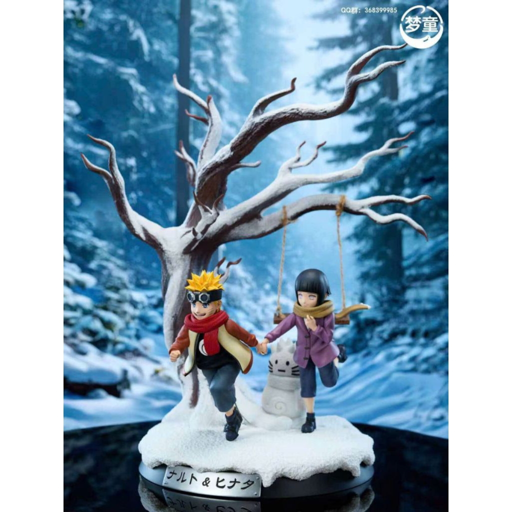 Meng Tong Studio - " Naruto Shippuden " Kid Naruto & Hinata 1/6 scale Resin Statue ( Genuine Authent