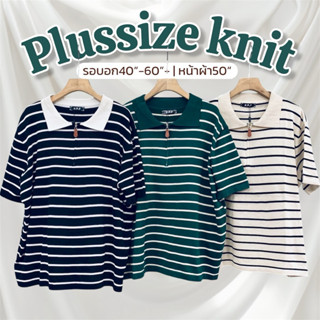 (อก40-60)ก่อนยืด50|เสื้อคอปกไหมพรมpolo ดีไซน์ยูนิเซก ใส่ได้ท…