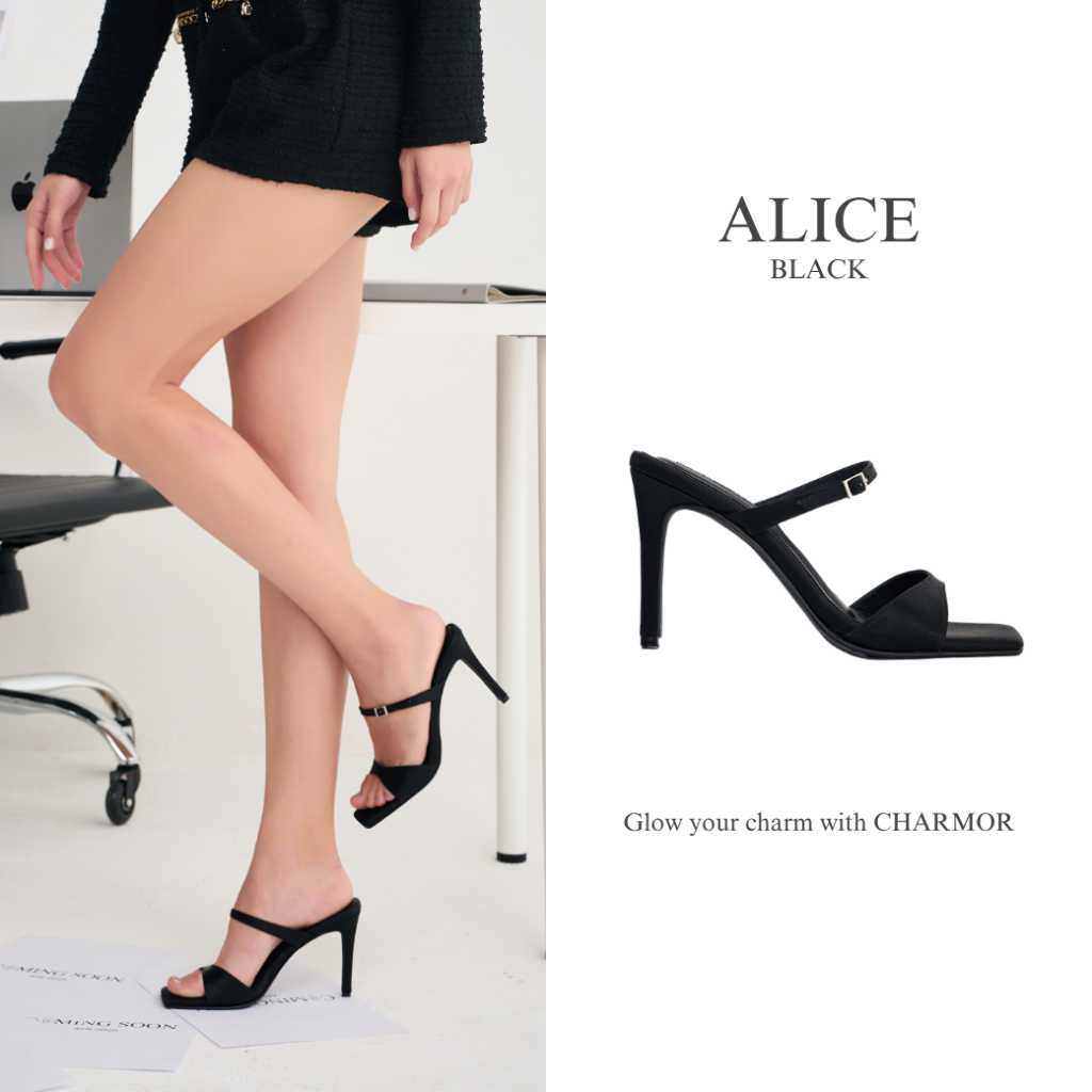 The Alice - CHARMOR 4" รองเท้าส้นสูง เปิดหน้า