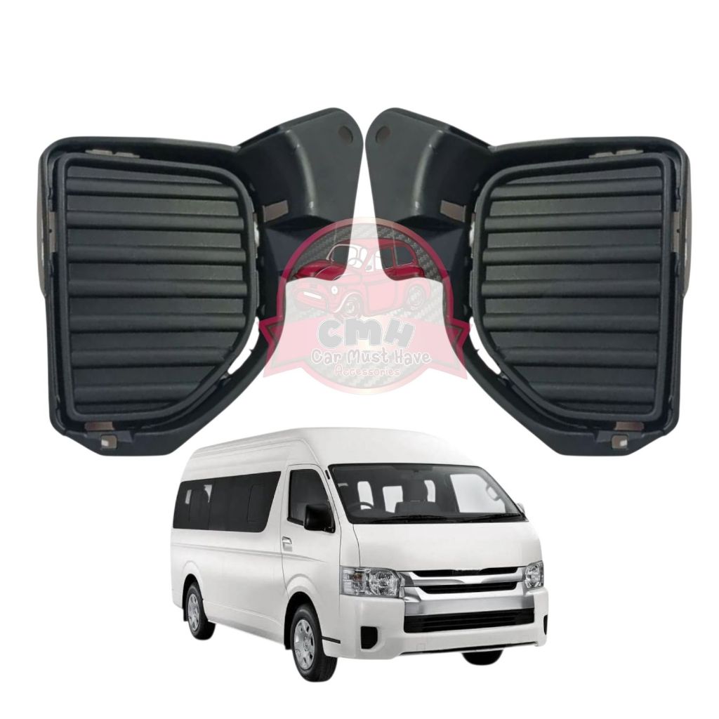 ฝาครอบ ไฟตัดหมอก  ฝาปิดไฟตัดหมอก ฝาปิด ไฟสปอตไลท์ TOYOTA HIACE COMMUTER โตโยต้า ไฮเอซ คอมมูเตอร์ 2014 - 2018