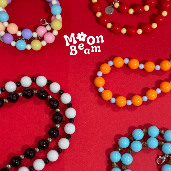 Moonbeam - Gum Ball Necklace สร้อยคอกัมมี่เม็ดกลมสีสดใส